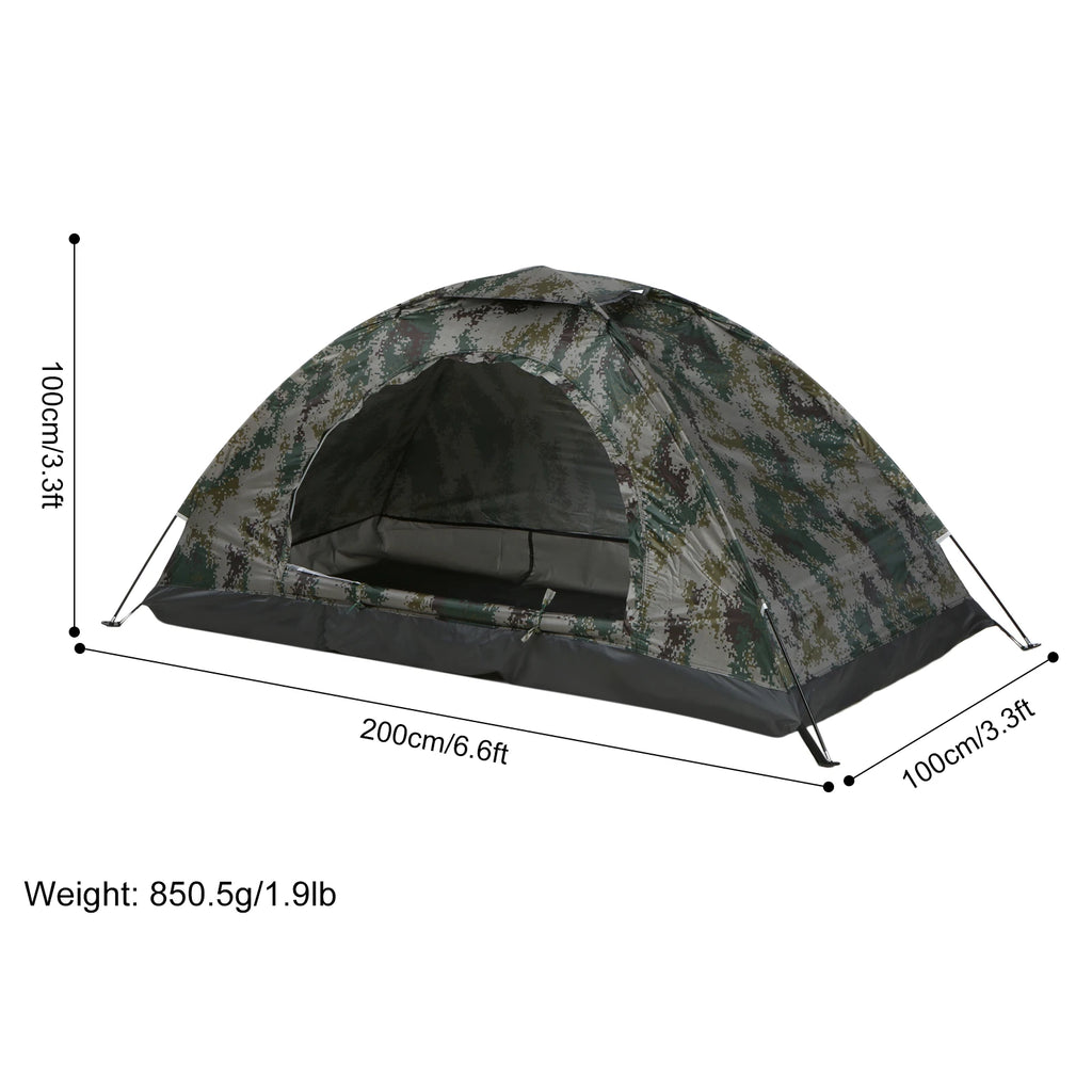 Barraca Tomshoo Ultraleve para 1-2 Pessoas — Portátil, Anti-UV UPF 30+, Ideal para Pesca e caça.