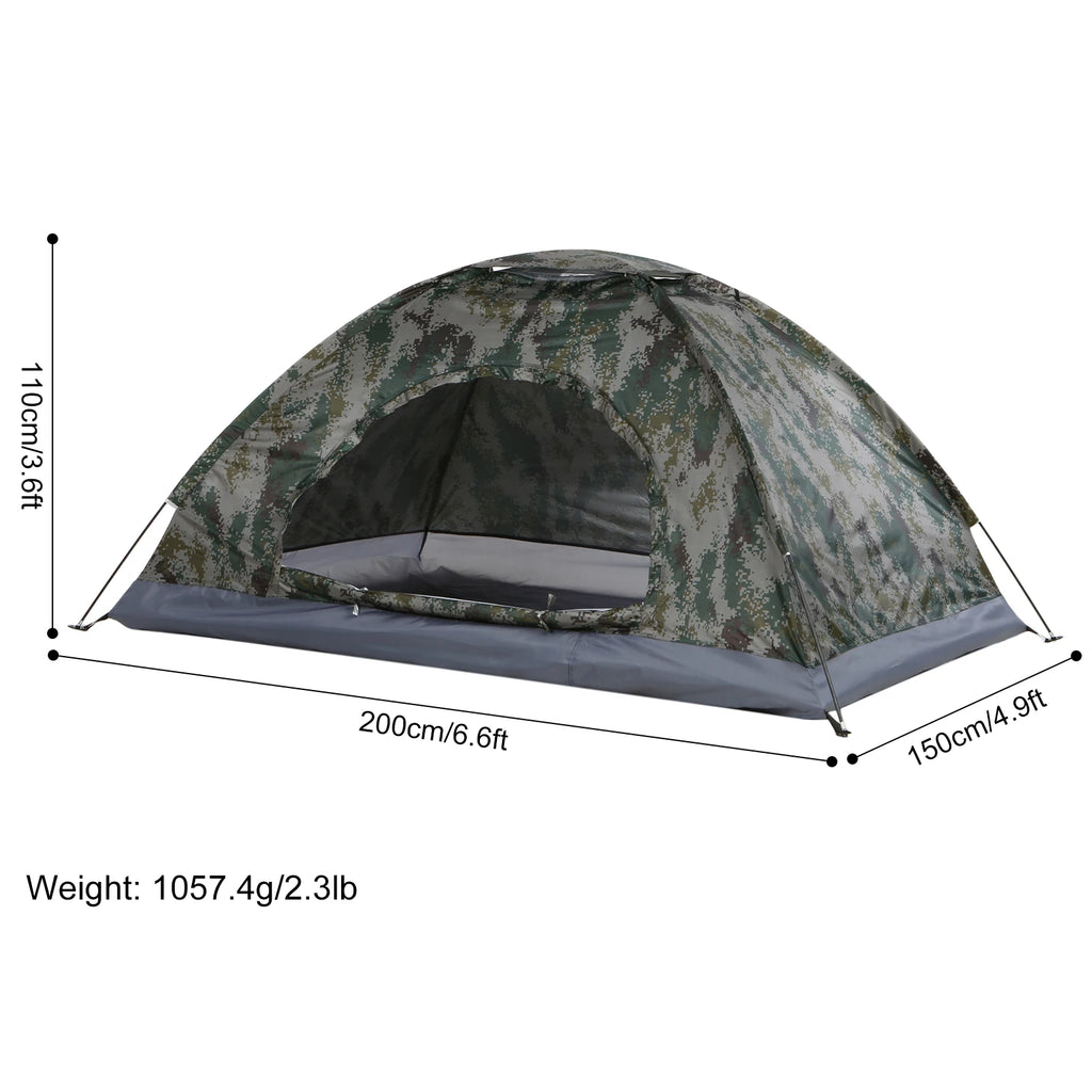 Barraca Tomshoo Ultraleve para 1-2 Pessoas — Portátil, Anti-UV UPF 30+, Ideal para Pesca e caça.