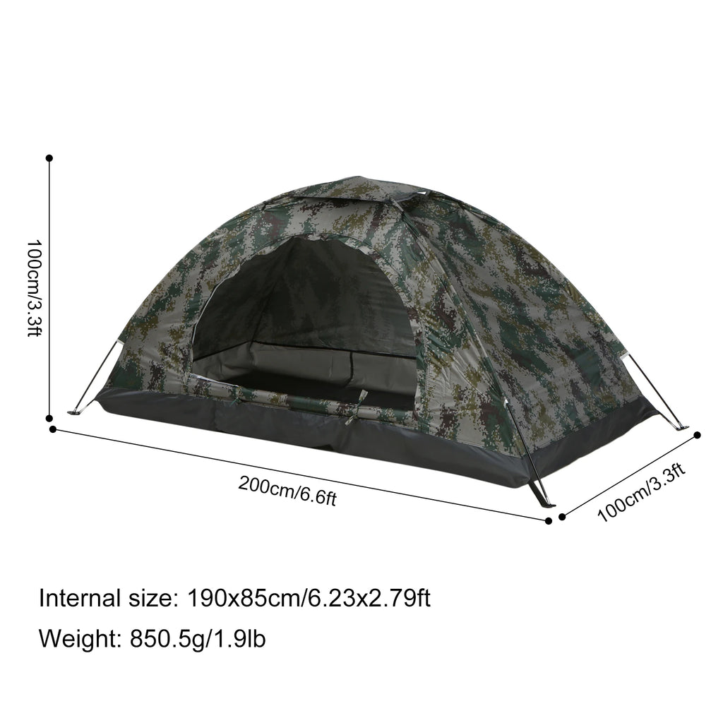 Barraca Tomshoo Ultraleve para 1-2 Pessoas — Portátil, Anti-UV UPF 30+, Ideal para Pesca e caça.