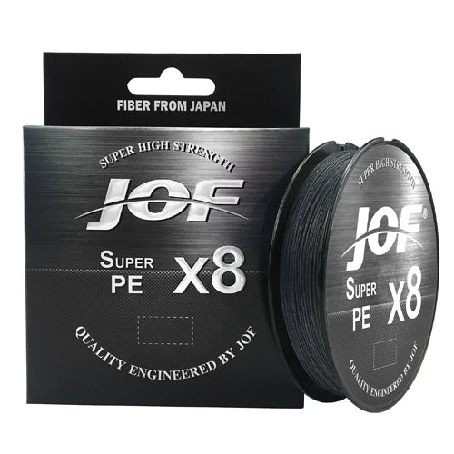 JOF 8 Strands PE Braided Fishing Line 300M 500M 150M 15-100LB