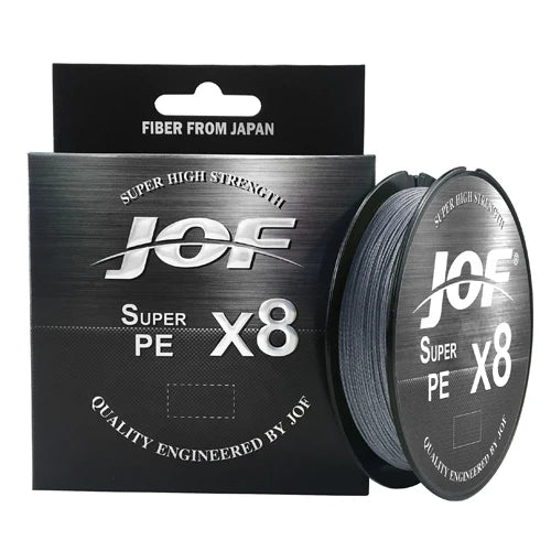 JOF 8 Strands PE Braided Fishing Line 300M 500M 150M 15-100LB